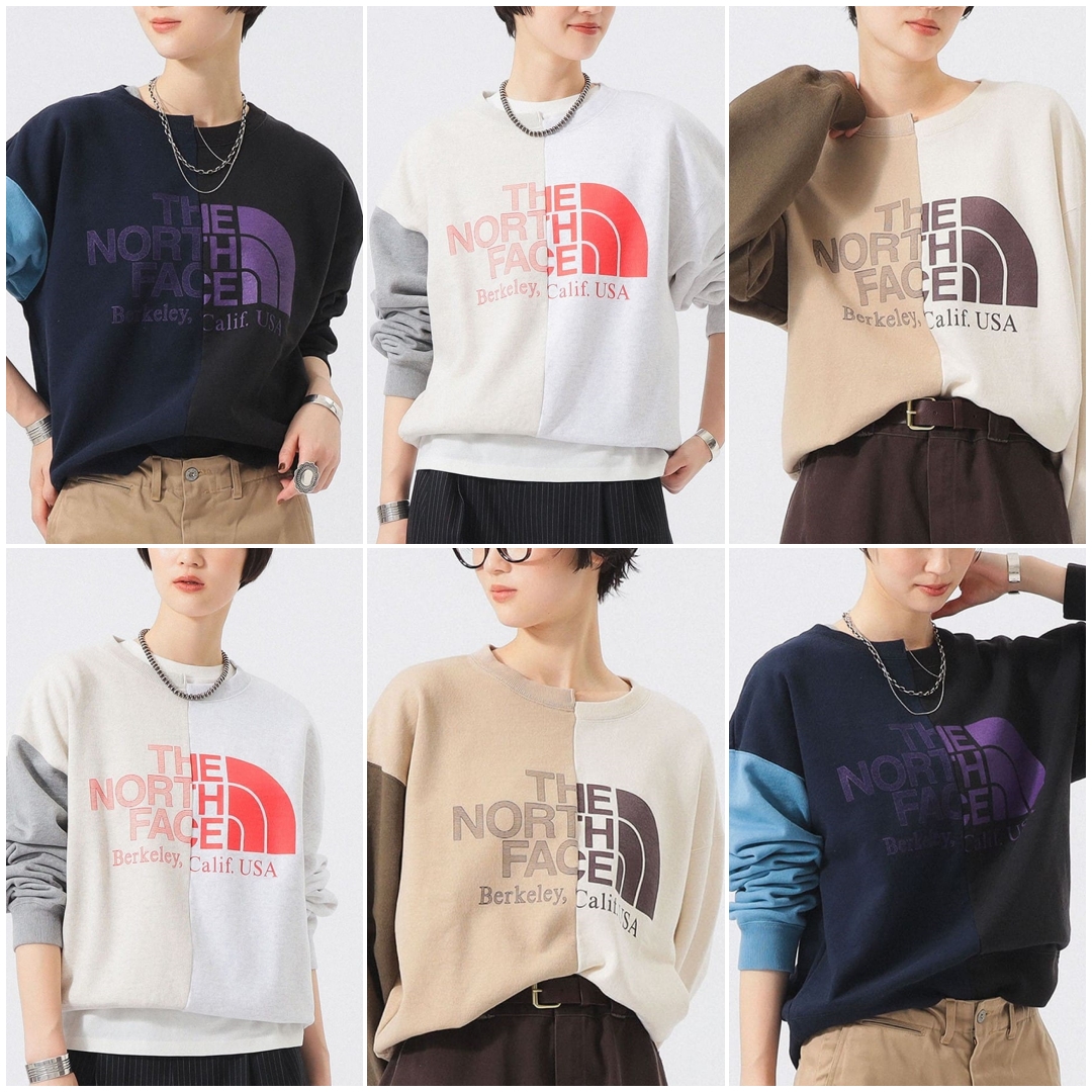 BEAMS BOY × THE NORTH FACE PURPLE LABEL 2026 FW 別注 "アシメ ロゴ スウェット"が9月下旬 発売 (ビームス ボーイ ザ・ノース・フェイス パープルレーベル)