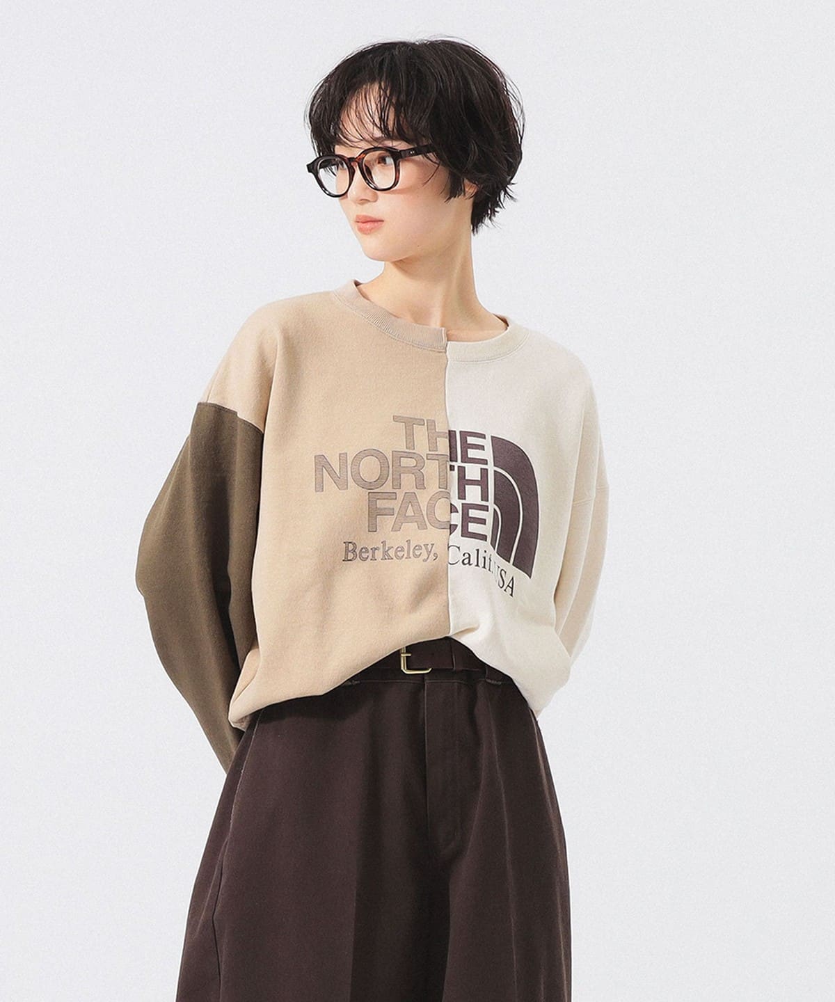 BEAMS BOY × THE NORTH FACE PURPLE LABEL 2026 FW 別注 “アシメ ロゴ スウェット”が9月下旬 発売 (ビームス ボーイ ザ・ノース・フェイス パープルレーベル)