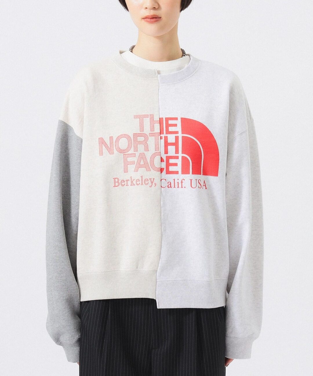 BEAMS BOY × THE NORTH FACE PURPLE LABEL 2026 FW 別注 “アシメ ロゴ スウェット”が9月下旬 発売 (ビームス ボーイ ザ・ノース・フェイス パープルレーベル)