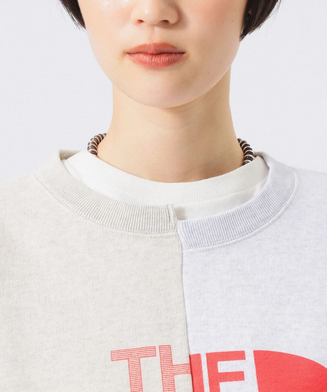 BEAMS BOY × THE NORTH FACE PURPLE LABEL 2026 FW 別注 “アシメ ロゴ スウェット”が9月下旬 発売 (ビームス ボーイ ザ・ノース・フェイス パープルレーベル)
