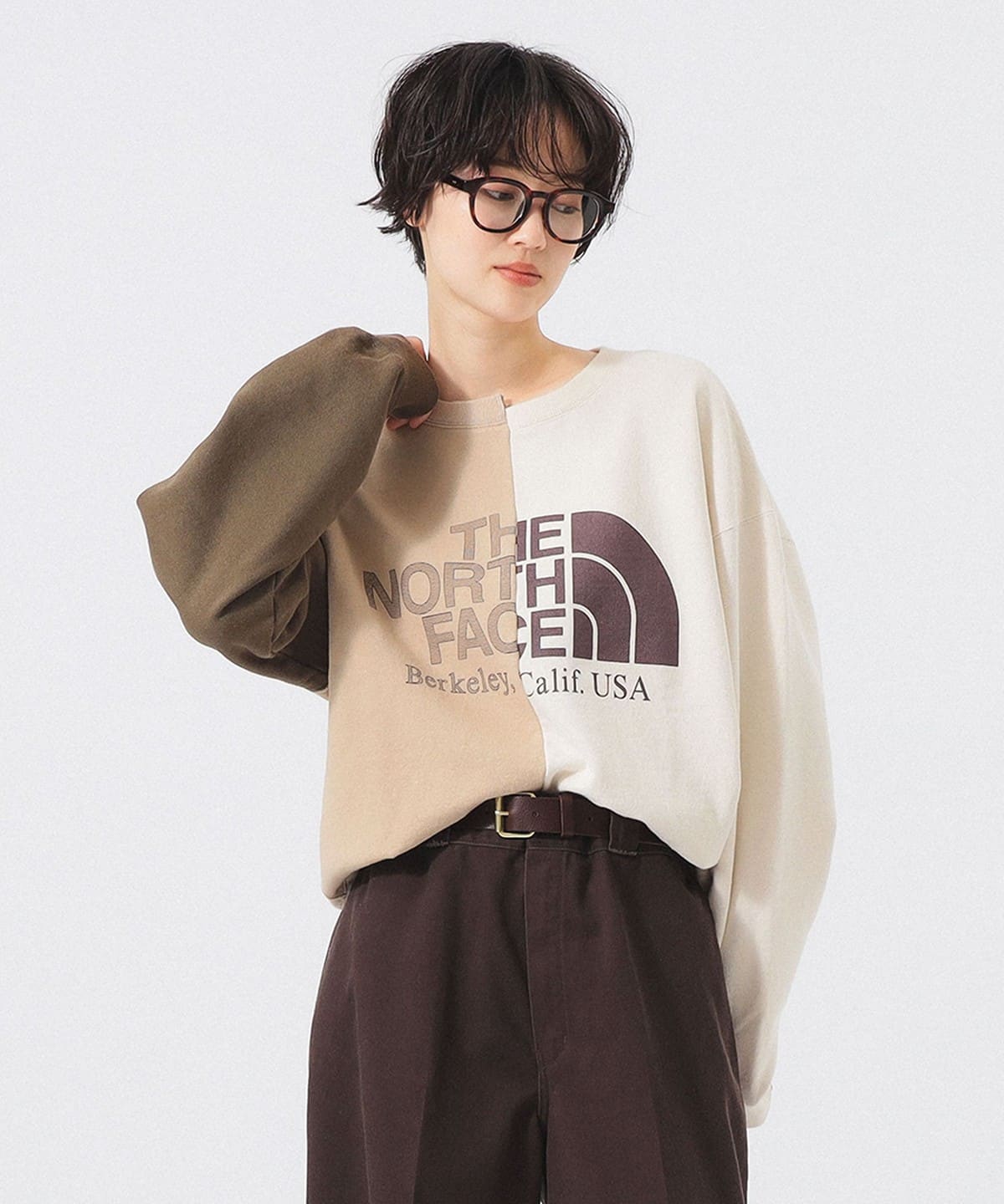BEAMS BOY × THE NORTH FACE PURPLE LABEL 2026 FW 別注 “アシメ ロゴ スウェット”が9月下旬 発売 (ビームス ボーイ ザ・ノース・フェイス パープルレーベル)