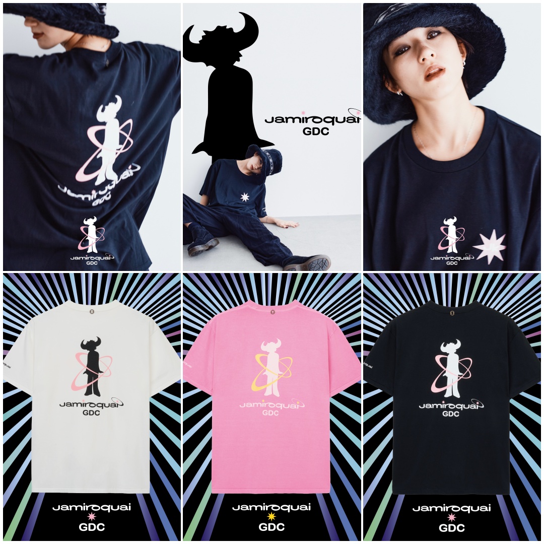 GDC × Jamiroquai コラボT-shirtsが2026年 6/13 発売 (ジーディーシー ジャミロクワイ)