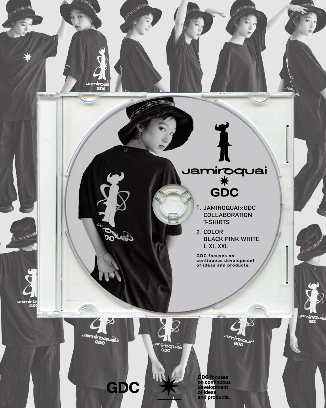 GDC × Jamiroquai コラボT-shirtsが2026年 6/13 発売 (ジーディーシー ジャミロクワイ)