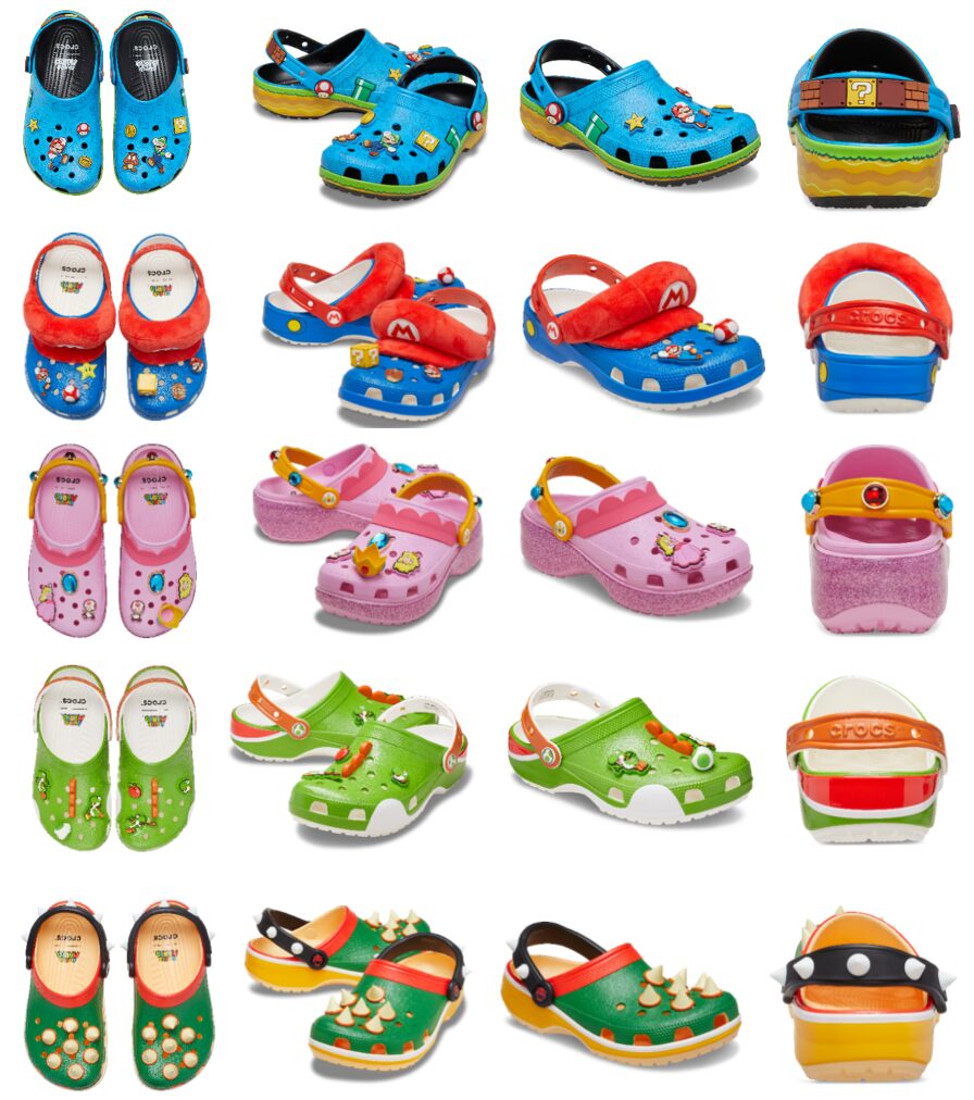 Crocs x スーパー マリオ コレクション コラボアイテムが2026年 7/16 発売 (クロックス SUPER MARIO)