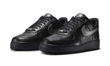 【2026年 7/1 発売予定】NIKE AIR FORCE 1 LOW “Black Croc” (ナイキ エア フォース 1 ロー “ブラッククロコ”) [IV6306-010]