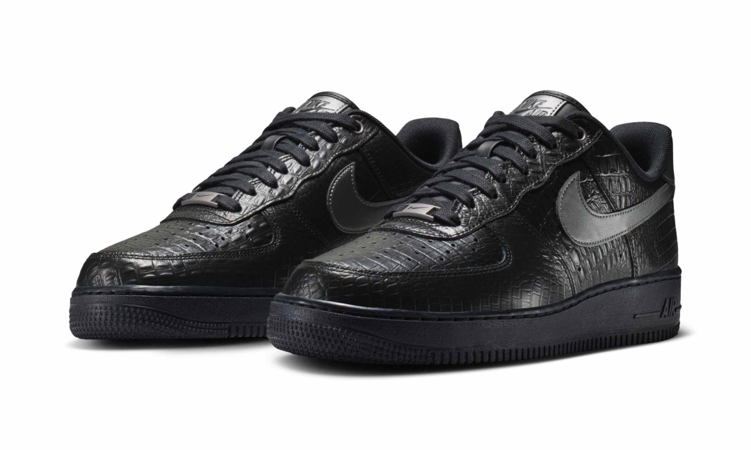 【2026年 7/1 発売予定】NIKE AIR FORCE 1 LOW “Black Croc” (ナイキ エア フォース 1 ロー “ブラッククロコ”) [IV6306-010]