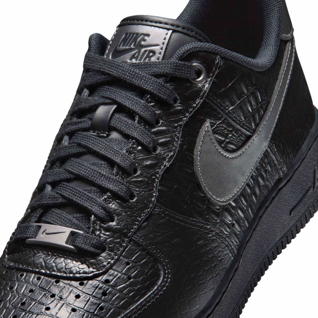 【2026年 7/1 発売予定】NIKE AIR FORCE 1 LOW “Black Croc” (ナイキ エア フォース 1 ロー “ブラッククロコ”) [IV6306-010]