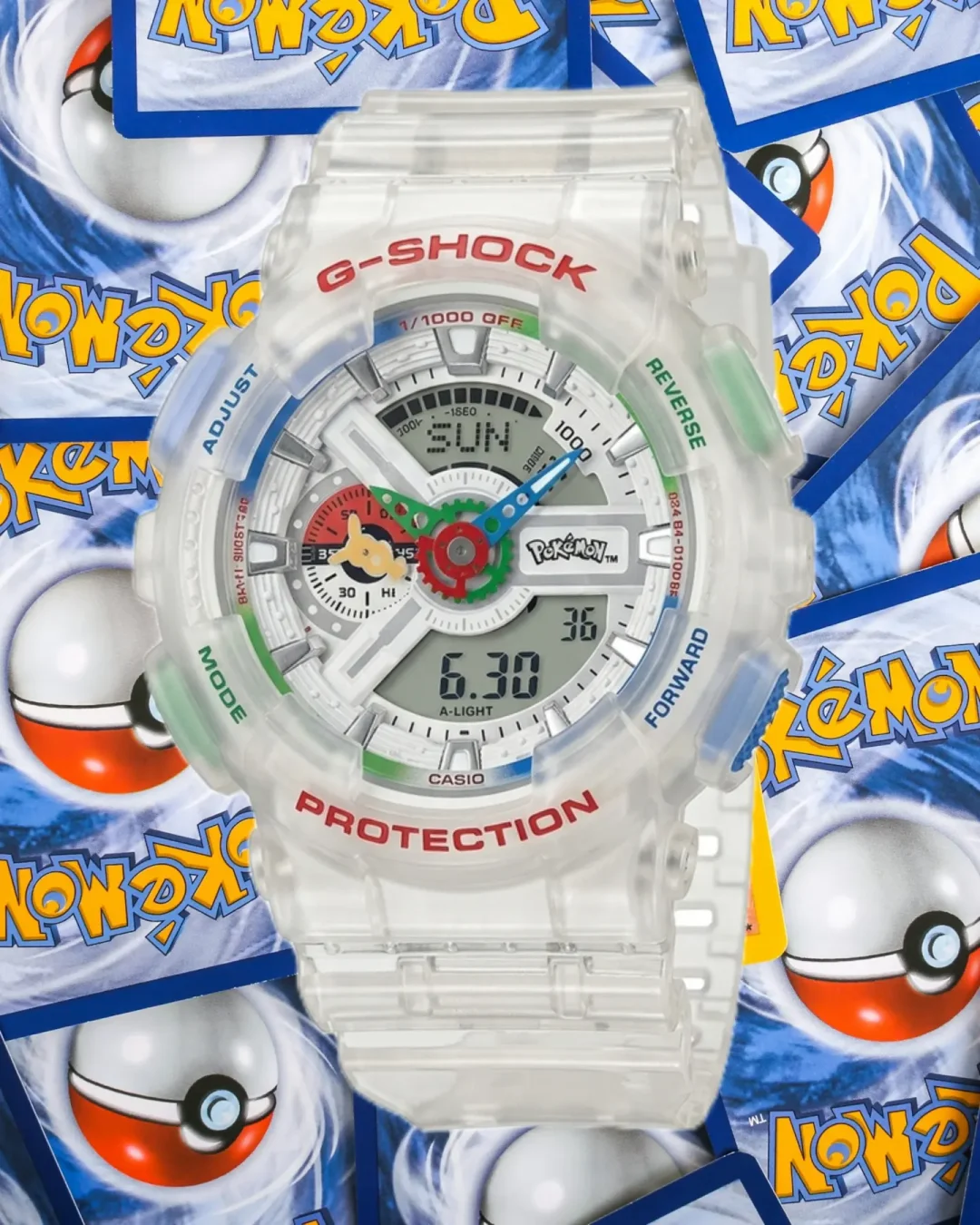 【リーク】ポケモン × G-SHOCK コラボ「GA-110PKM-7A」 (Pokemon Gショック ジーショック)