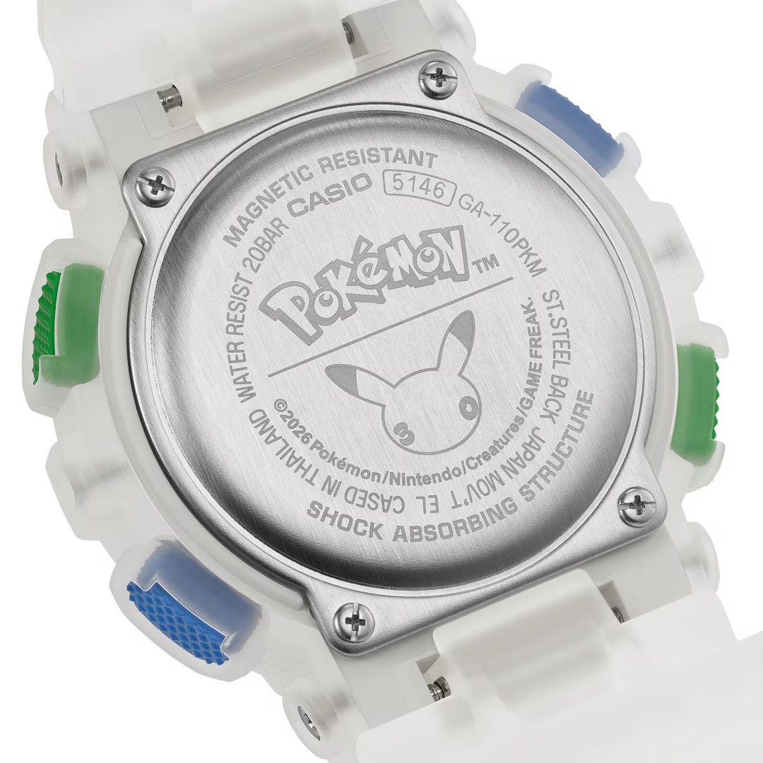 【2026年 7/17 発売】ポケモン × G-SHOCK コラボ「GA-110PKM-7A」 (Pokemon Gショック ジーショック)
