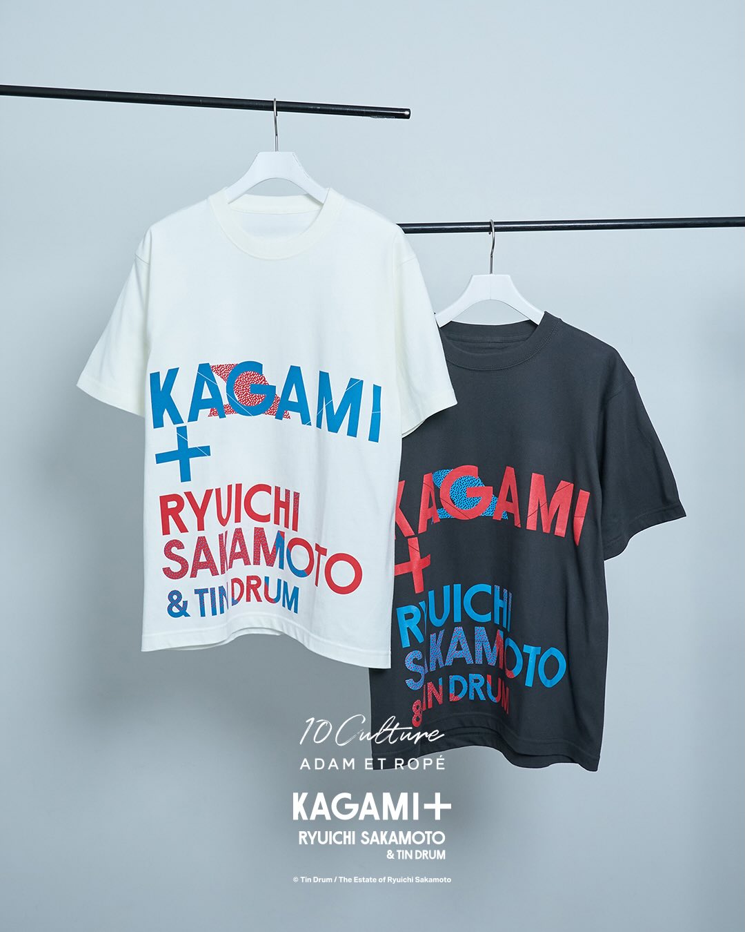 KAGAMI＋ 坂本龍一 × 10Culture / ADAM ET ROPÉ コラボアイテムが発売 (カガミ Ryuichi Sakamoto テンカルチャー アダム エ ロぺ)