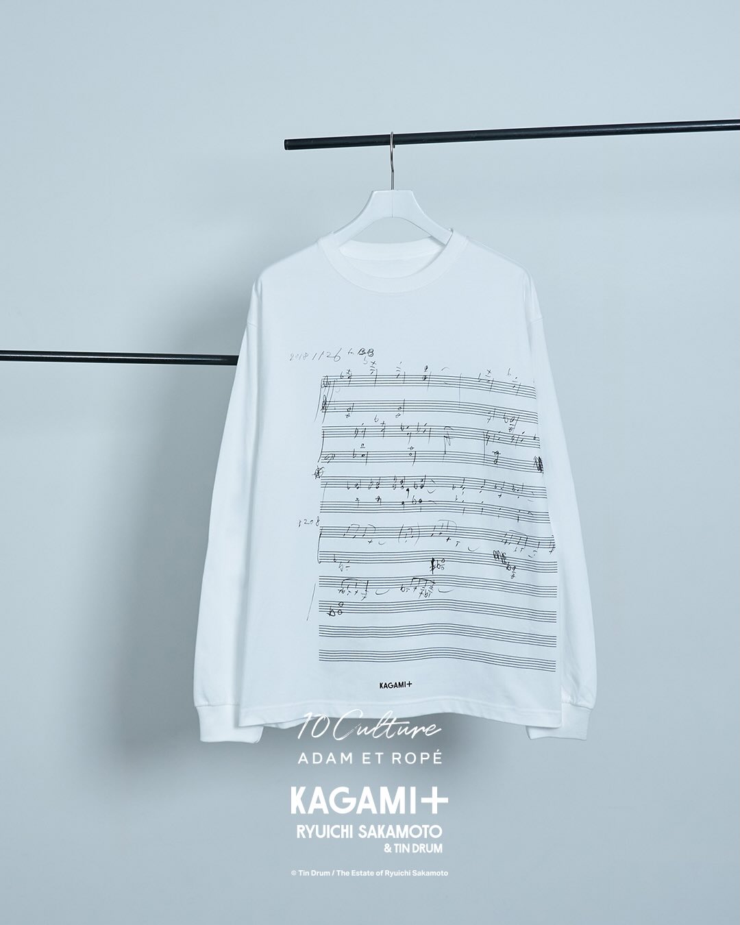 KAGAMI＋ 坂本龍一 × 10Culture / ADAM ET ROPÉ コラボアイテムが発売 (カガミ Ryuichi Sakamoto テンカルチャー アダム エ ロぺ)