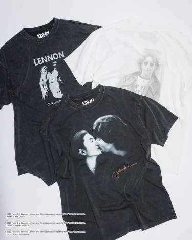 John Lennon for monkey time "プリント Tシャツ"が2026年 7/9 発売 (ジョン・レノン モンキータイム)