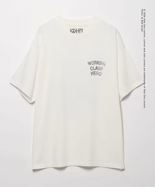 John Lennon for monkey time “プリント Tシャツ”が2026年 7/9 発売 (ジョン・レノン モンキータイム)
