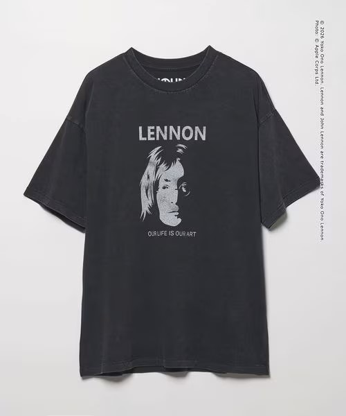 John Lennon for monkey time “プリント Tシャツ”が2026年 7/9 発売 (ジョン・レノン モンキータイム)