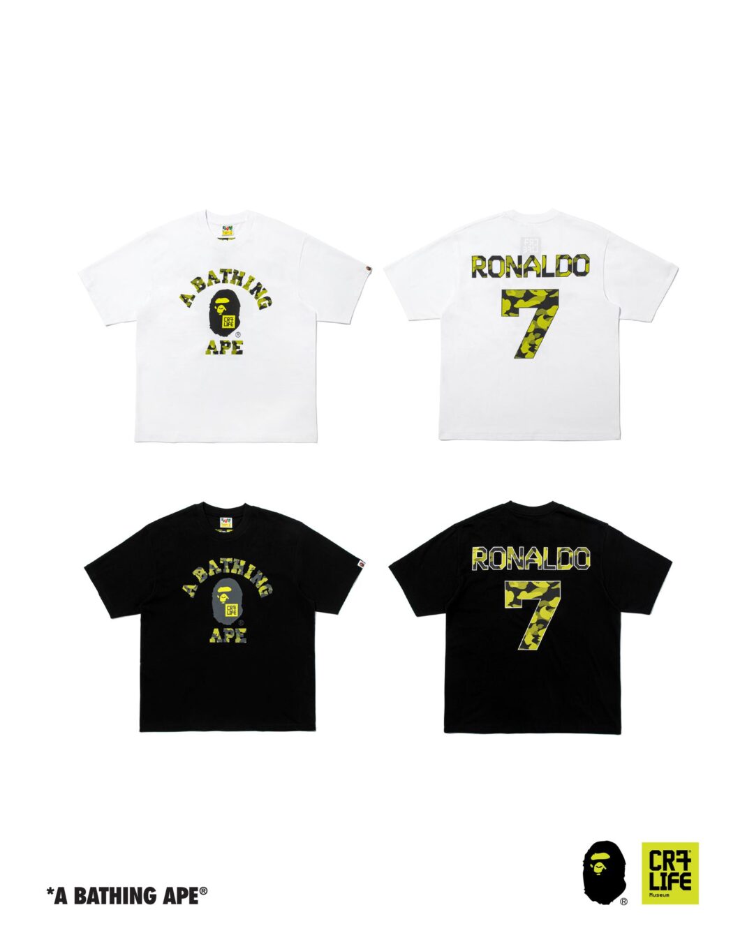 A BATHING APE x CR7/Cristiano Ronaldo Drop 5が2026年 6/13 発売 (ア ベイシング エイプ クリスティアーノ・ロナウド)