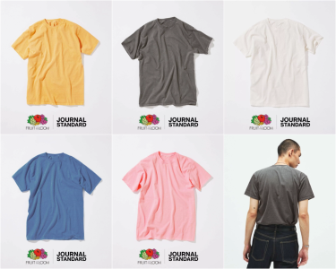 JOURNAL STANDARD × FRUIT OF THE LOOM 2026 SS 別注 “Color Pack Tee”が7月上旬 発売 (ジャーナルスタンダード フルーツ オブ ザ ルーム "カラー パック Tシャツ")