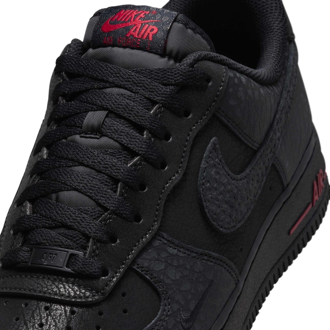 【2026年 7/1 発売】NIKE AIR FORCE 1 LOW “Black/Tough Red” (ナイキ エア フォース 1 ロー “ブラック/タフレッド”) [IV5732-100]