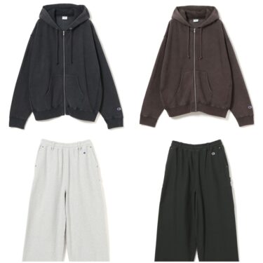 BEAMS × Champion 2026 FW 別注 リバースウィーブ "フルジップ パーカー & ワイド ペインターパンツ"が2026年 9月下旬 発売 (ビームス チャンピオン Reverse Weave)