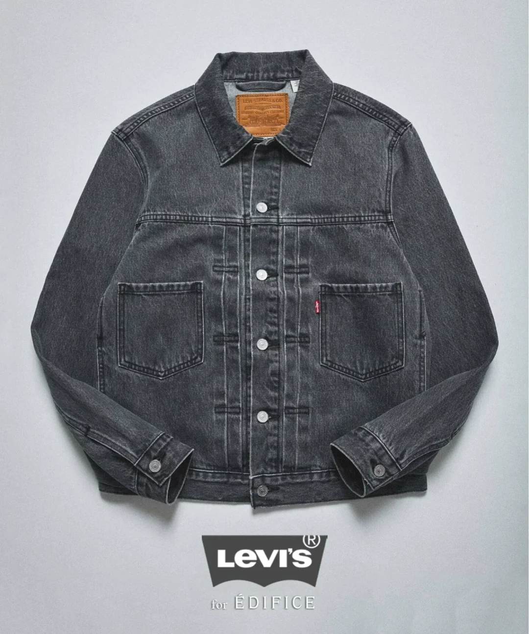 EDIFICE × Levi’s 2026 FW 別注 “2nd Type トラッカー ジャケット & Baggy Wide Leg デニムパンツ”が8月上旬 発売 (エディフィス リーバイス)