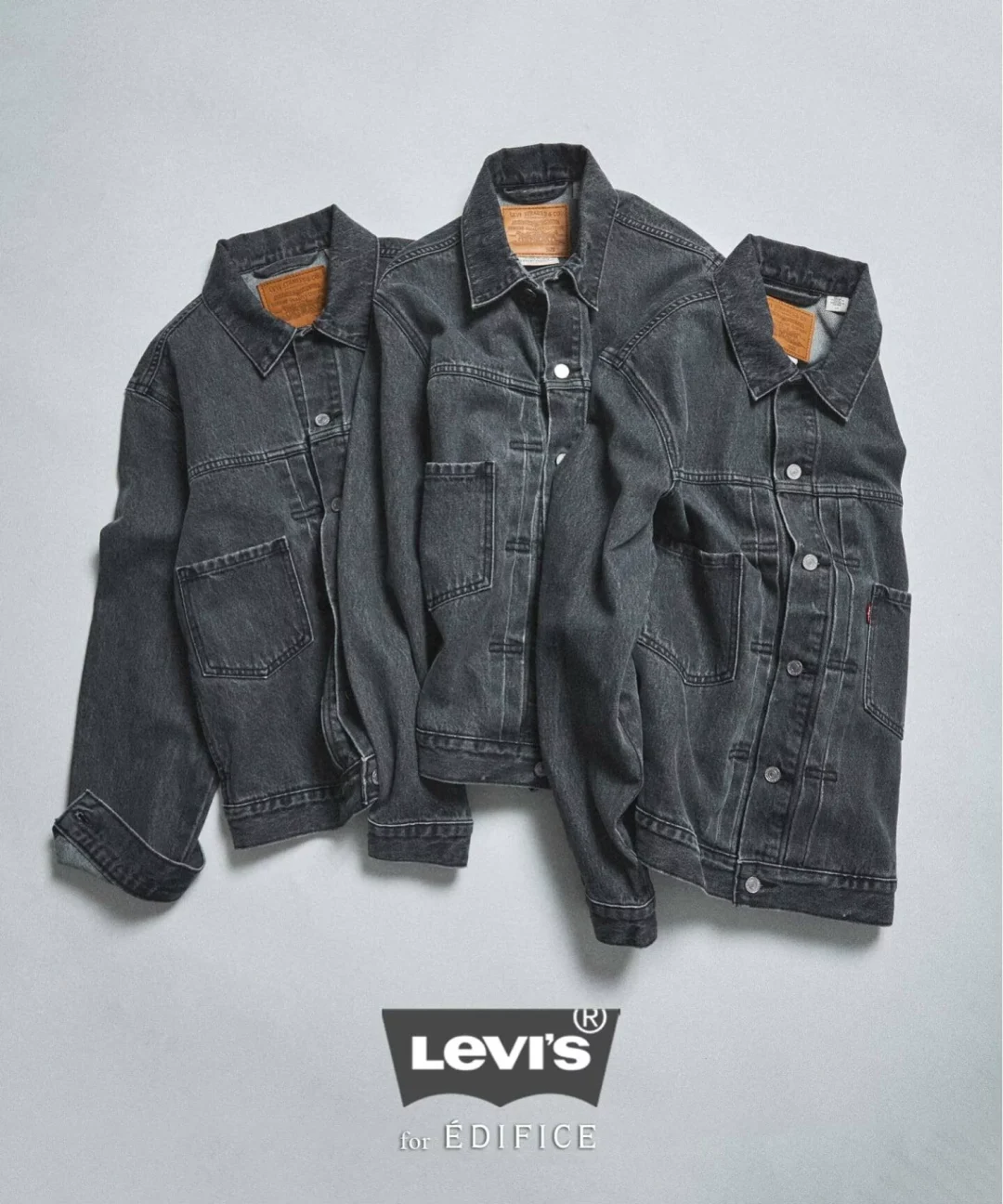 EDIFICE × Levi’s 2026 FW 別注 “2nd Type トラッカー ジャケット & Baggy Wide Leg デニムパンツ”が8月上旬 発売 (エディフィス リーバイス)