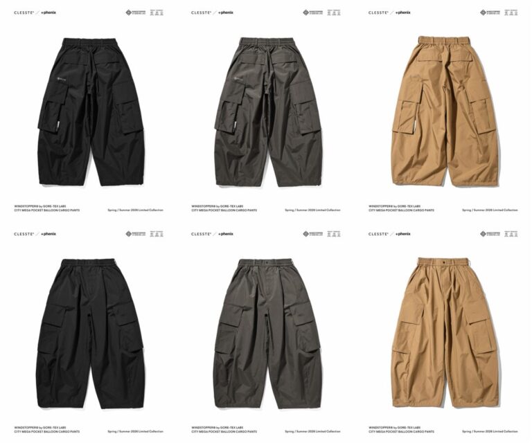 CLESSTE × Plus Phenix 2026 SS 別注 “WINDSTOPPER by GORE-TEX LABS