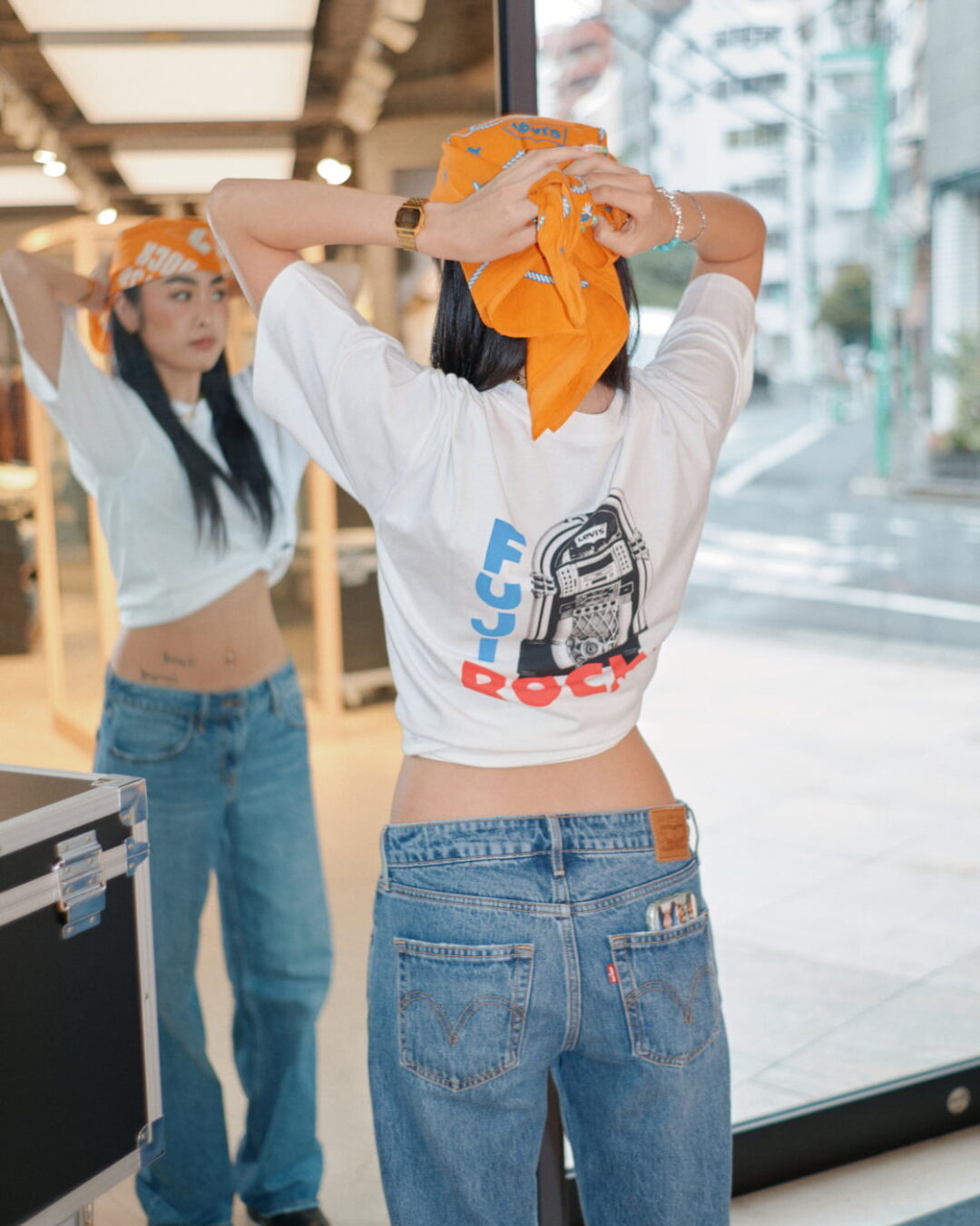 Levi’s × FUJI ROCK FESTIVAL 26 オフィシャルTシャツが2026年 7/2 & 7/3 発売 (リーバイス フジロック・フェスティバル)