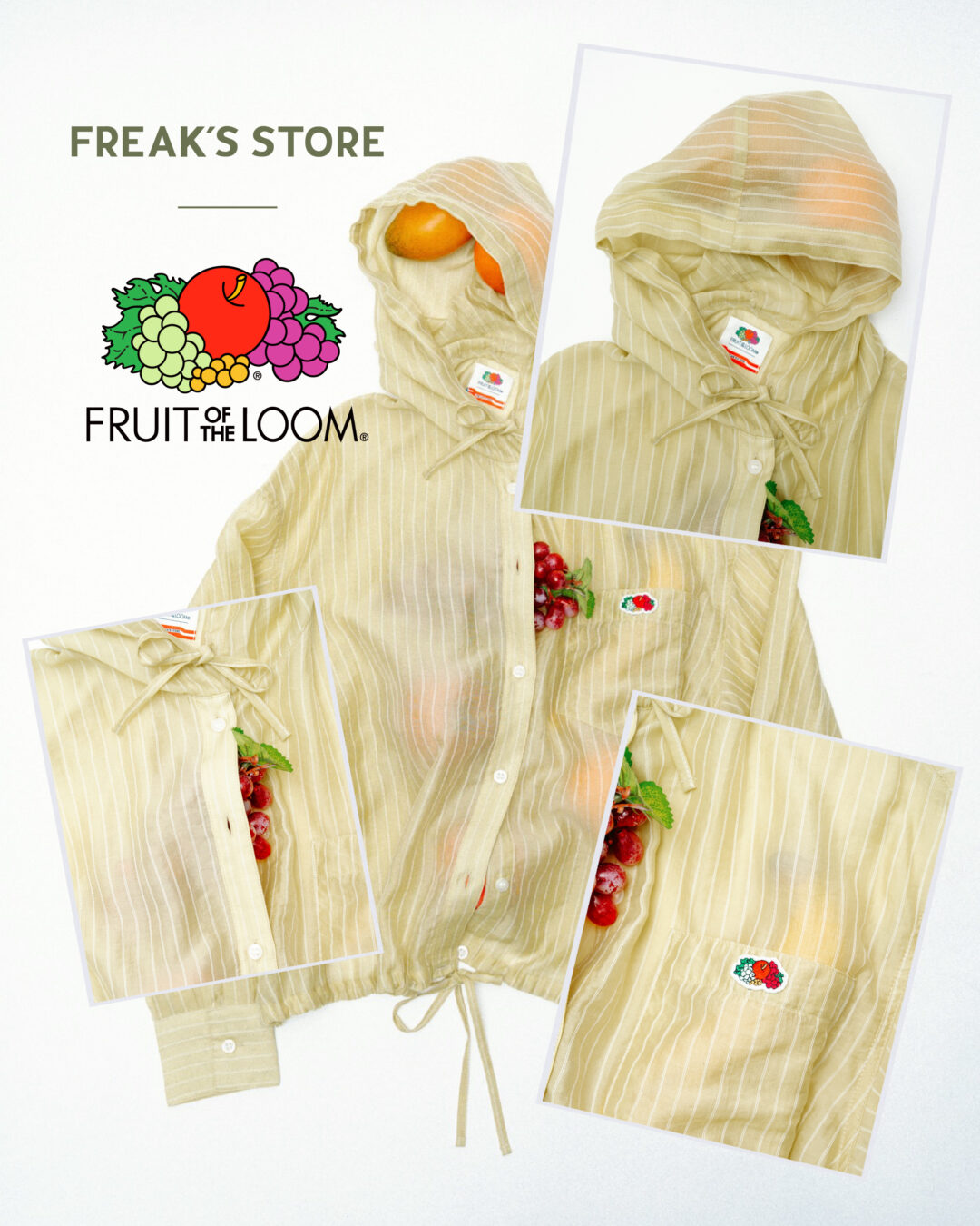 FRUIT OF THE LOOM × FREAK’S STORE 新型のシアーシャツが発売 (フルーツ・オブ・ザ・ルーム フリークスストア)