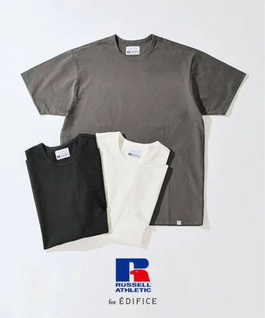 EDIFICE × RUSSELL ATHLETIC 2026 別注 S/S Tシャツが7月中旬 発売 (エディフィス ラッセル・アスレチック)