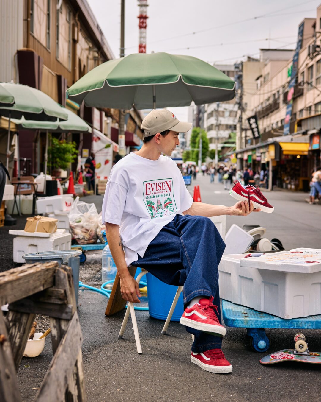 VANS x Evisen Skateboarding “SKATE OLD SKOOL 36+ & SKATE HALF CAB”が2026年 6/13 発売 (バンズ エビセン スケートボード オールドスクール ハーフキャブ)
