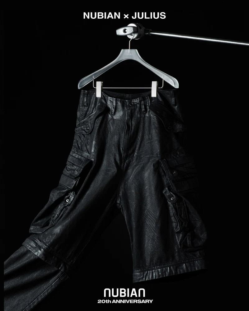 NUBIAN設立20周年を記念した「Rick Owens / Needles / JULIUS」コラボレーションが2026年 7/4 発売 (ヌビアン リック・オウエンス ニードルズ ユリウス)