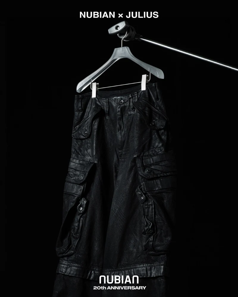 NUBIAN設立20周年を記念した「Rick Owens / Needles / JULIUS」コラボレーションが2026年 7/4 発売 (ヌビアン リック・オウエンス ニードルズ ユリウス)