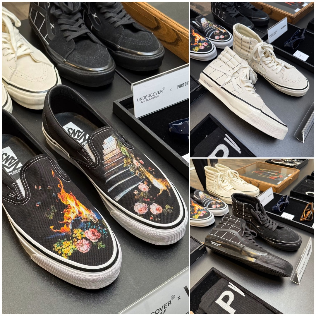 【2026年 6/26 発売予定】UNDERCOVER x OTW by VANS "Sk8-Hi & Classic Slip-On 98" (アンダーカバー バンズ スケートハイ クラシックスリッポン) [VN000Z10BLK1/VN000Z10C9F1/VN000Z0ZBLK1]