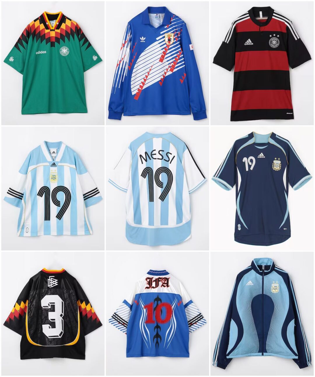 FIFA ワールドカップの各国レプリカユニフォームが復刻、メッシや日本代表デザインを忠実に再現 (adidas Originals Replica uniforms World Cup)