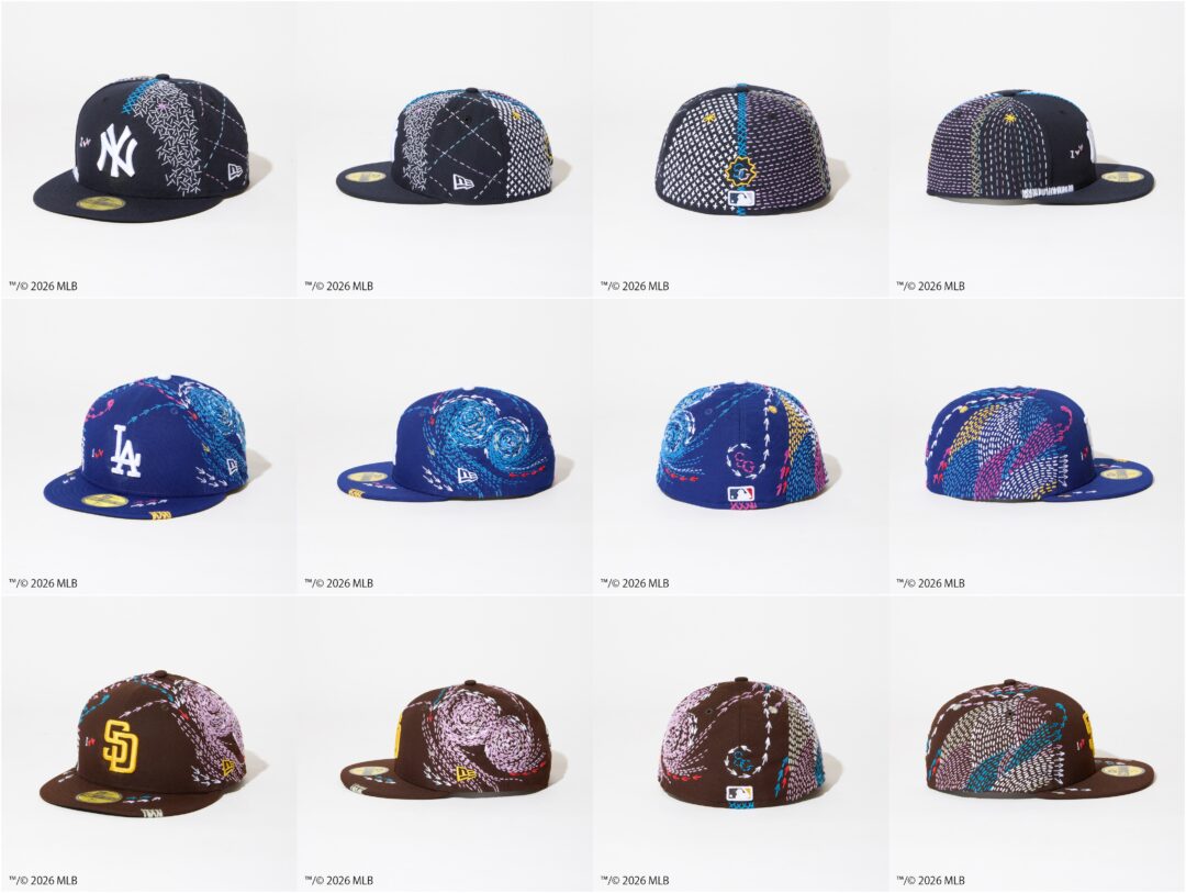SASHIKO GALS × New Era コラボキャップ第2弾が2026年 6/27 発売 (サシコギャルズ ニューエラ)