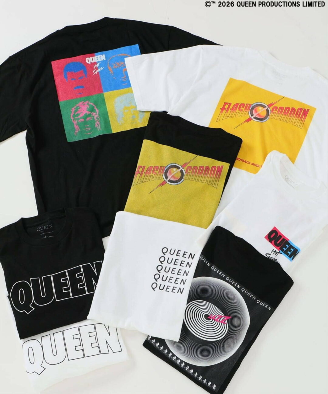 ロックバンド「QUEEN」× JOURNAL STANDARD relume 別注 "グラフィック Tシャツ"が2026年 7月下旬 発売 (ジャーナルスタンダード クイーン)