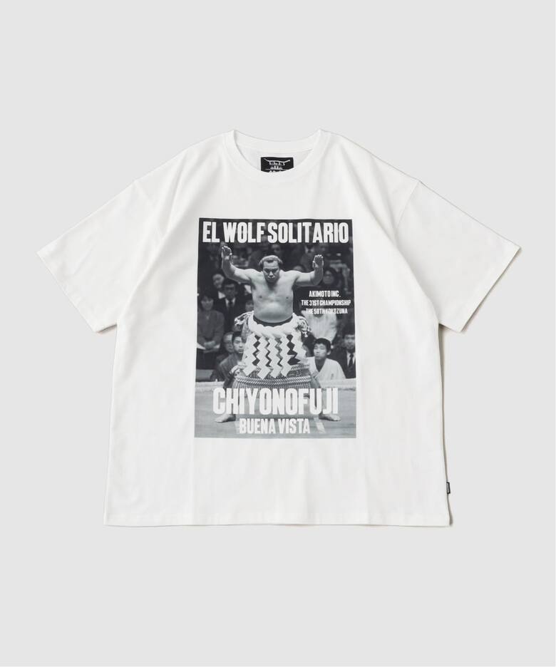 千代の富士 × BUENA VISTA “El wolf solitario tee”が発売 (Chiyonofuji ブエナビスタ)