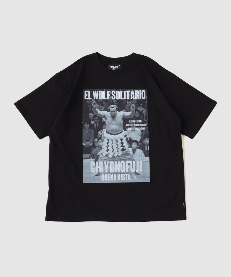 千代の富士 × BUENA VISTA “El wolf solitario tee”が発売 (Chiyonofuji ブエナビスタ)