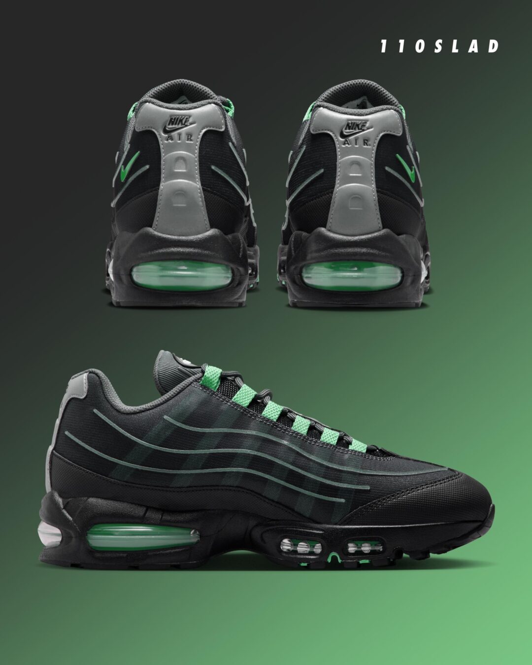 【2026年 発売予定】NIKE AIR MAX 95 BIG BUBBLE TECH “Iron Grey/Dream Green” (ナイキ エア マックス ビッグバブル テック “アイアングレー/ドリームグリーン”) [IH7853-004]