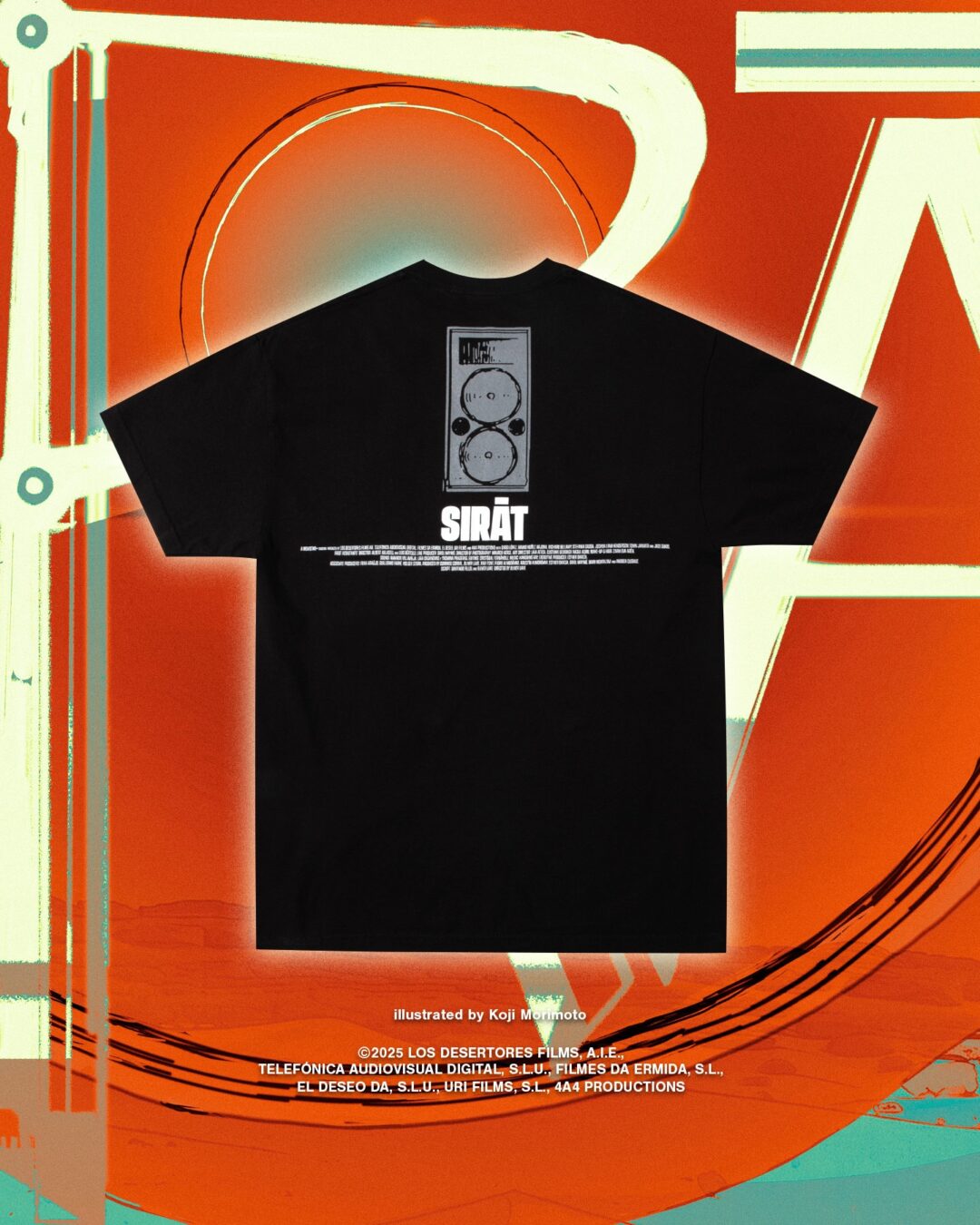 GEEKS RULE × SIRĀT illustrated by Koji Morimoto コラボTeeが2026年 6/12 発売 (ギークス ルール シラート 森本晃司)