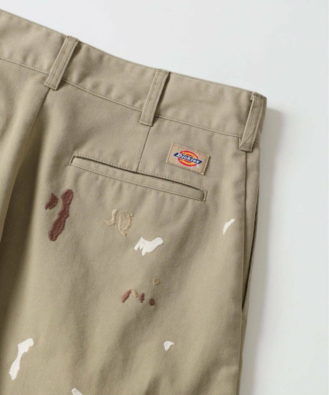 JOURNAL STANDARD relume × Dickies 別注 “スプラッシュ 刺繍 カーブ ワークパンツ”が2026年 7月下旬 発売 (ジャーナルスタンダード ディッキーズ)