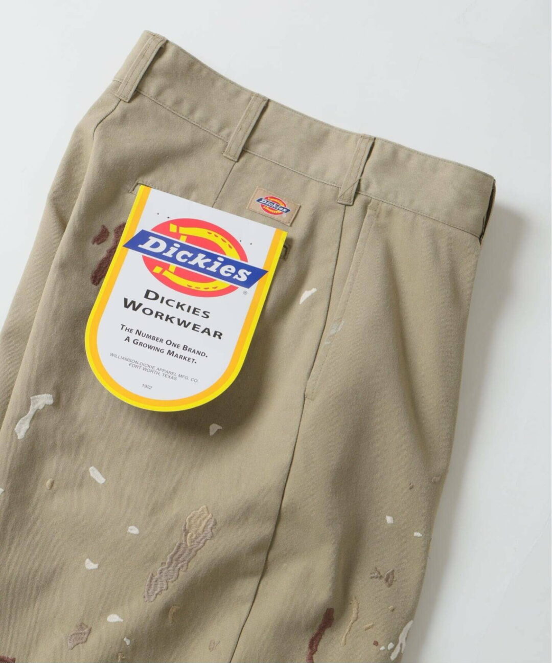 JOURNAL STANDARD relume × Dickies 別注 “スプラッシュ 刺繍 カーブ ワークパンツ”が2026年 7月下旬 発売 (ジャーナルスタンダード ディッキーズ)