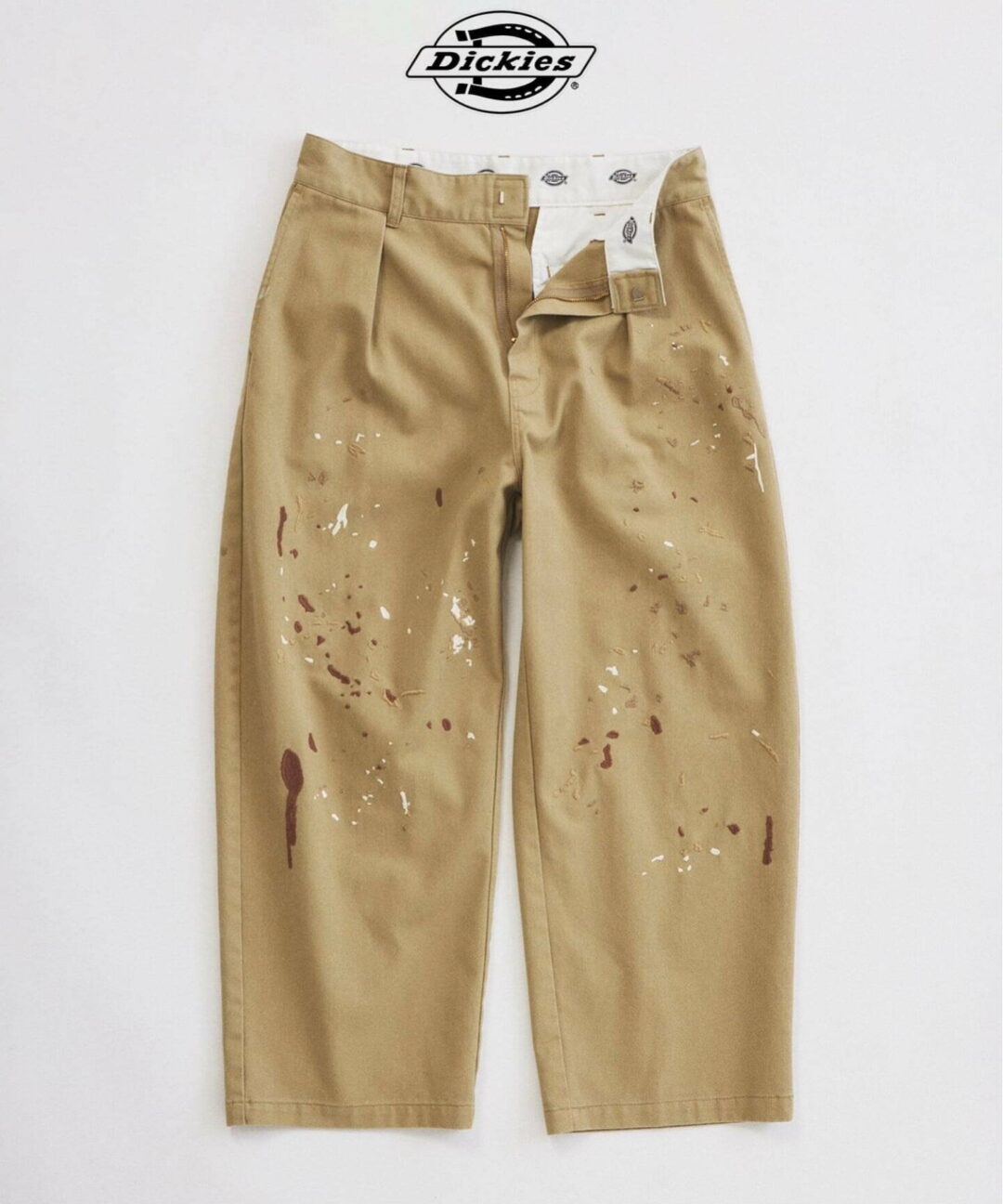 JOURNAL STANDARD relume × Dickies 別注 “スプラッシュ 刺繍 カーブ ワークパンツ”が2026年 7月下旬 発売 (ジャーナルスタンダード ディッキーズ)