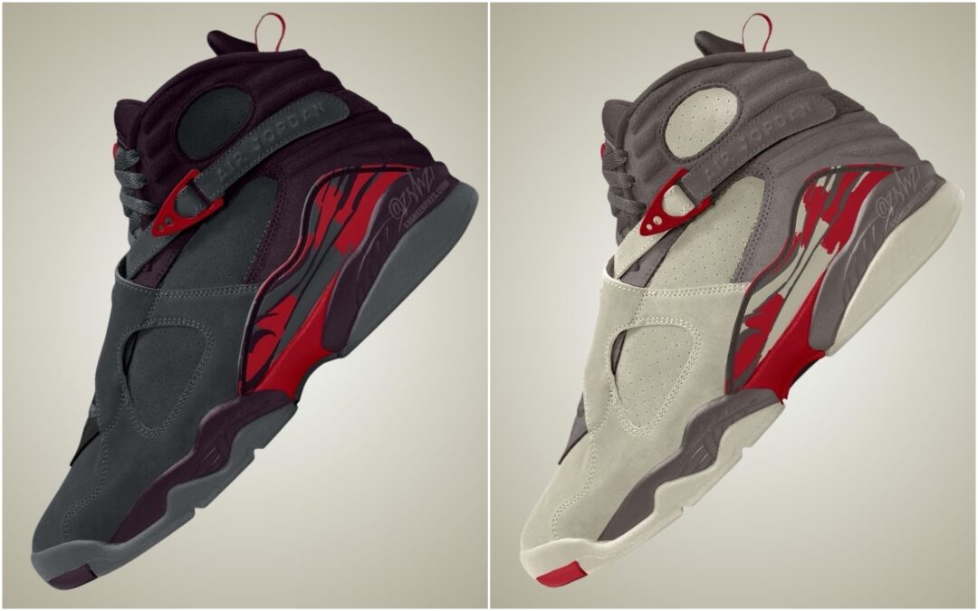 【2027年 春 発売予定】Slam Jam x NIKE AIR JORDAN 8 RETRO "Iron Grey/Light Bone" (スラムジャム ナイキ エア ジョーダン 8 レトロ "アイアングレー/ライトボーン") [IZ4961-069/IZ4961-072]