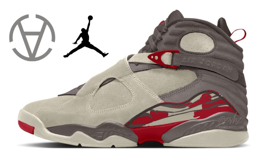 【2027年 春 発売予定】Slam Jam x NIKE AIR JORDAN 8 RETRO “Iron Grey/Light Bone” (スラムジャム ナイキ エア ジョーダン 8 レトロ “アイアングレー/ライトボーン”) [IZ4961-069/IZ4961-072]