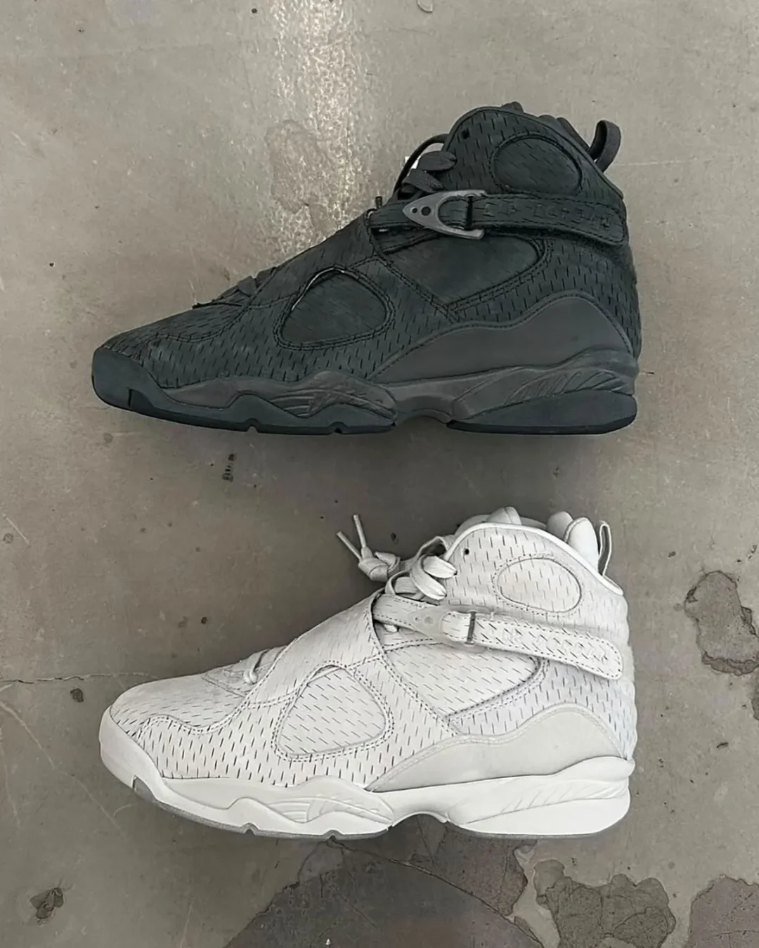 【2027年 春 発売予定】Slam Jam x NIKE AIR JORDAN 8 RETRO “Iron Grey/Light Bone” (スラムジャム ナイキ エア ジョーダン 8 レトロ “アイアングレー/ライトボーン”) [IZ4961-069/IZ4961-072]