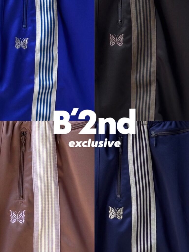 NEEDLES × B’2nd 2026 SS 別注 “H.D. Track Short Pant – Poly Smooth”が7/4 発売 (ニードルズ ビーセカンド)