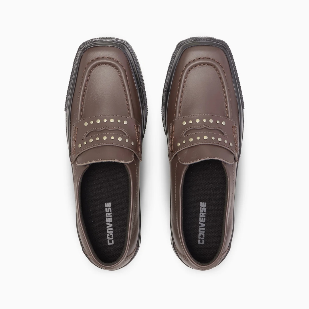 【2026年 7/31 発売】CONVERSE ALL STAR SQUARETOE LOAFER SA “Black/Deep Brown” (コンバース オールスター スクエアトウ ローファー) [31318480/31318481]