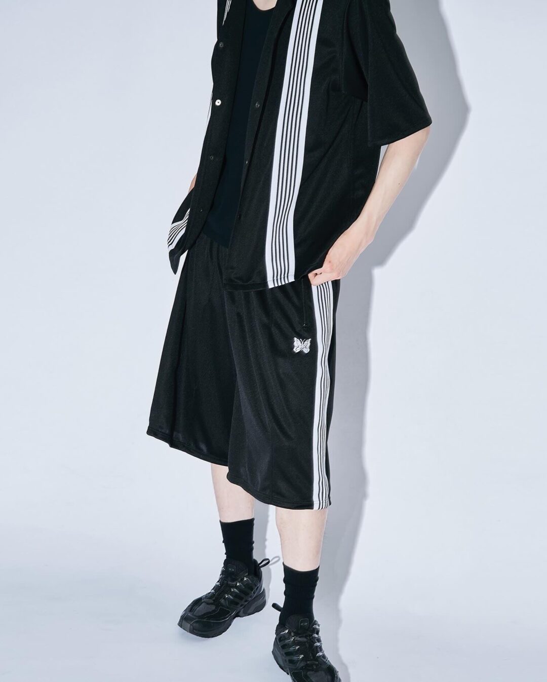 NEEDLES × STUDIOUS 2026 SS 別注 新作 “ Track Short Sleeve Shirt & H.D. Track Pant Shorts – Poly Smooth“が6/4 19:00 発売 (ニードルズ ステュディオス)