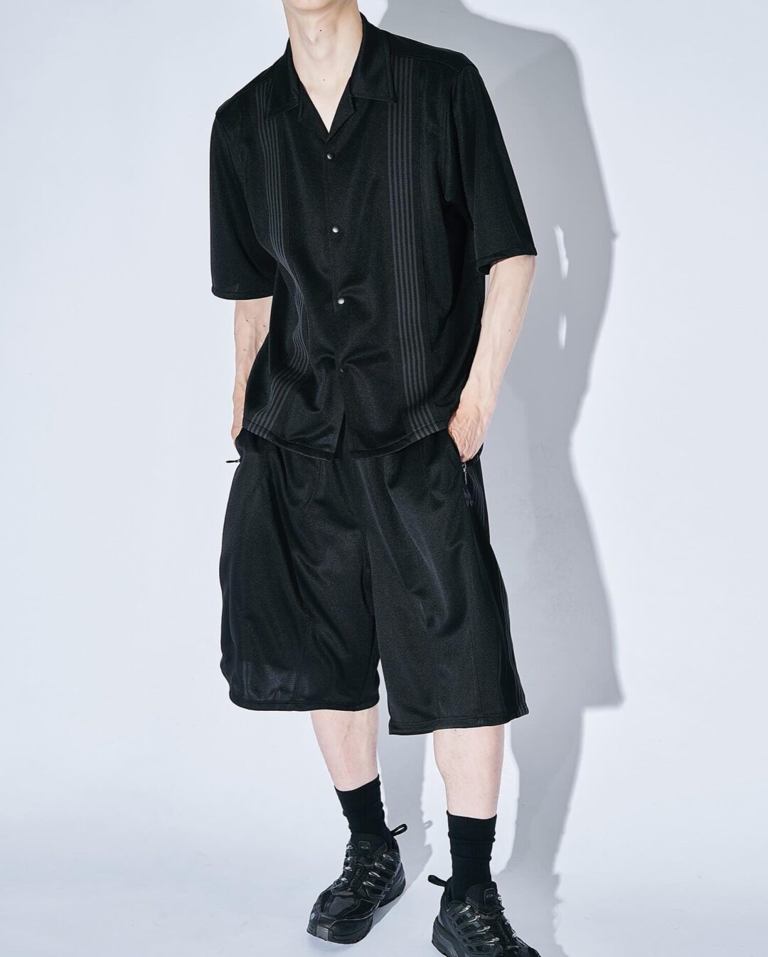 NEEDLES × STUDIOUS 2026 SS 別注 新作 “ Track Short Sleeve Shirt & H.D. Track Pant Shorts – Poly Smooth“が6/4 19:00 発売 (ニードルズ ステュディオス)