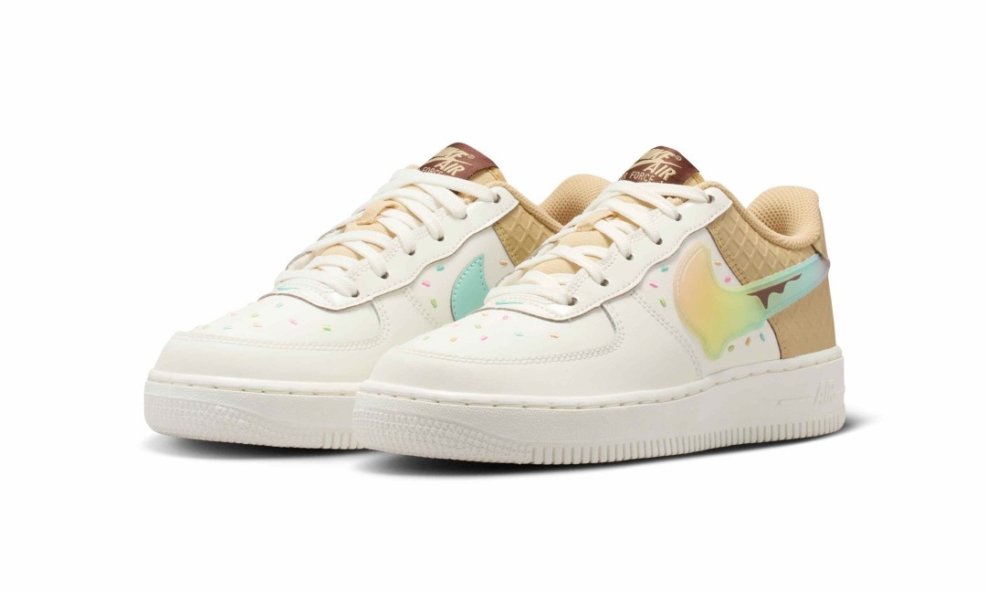 【2026年 発売】NIKE GS AIR FORCE 1 LOW “Ice Cream/Sail/Sesame” (ナイキ エア フォース 1 ロー “アイスクリーム/セイル/セサミ”) [IV4682-060]